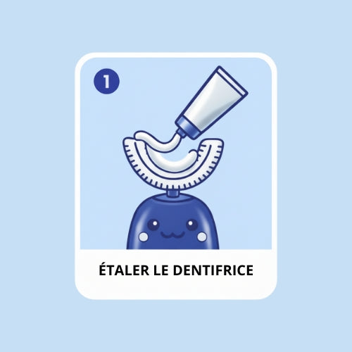 Appliquez le dentifrice